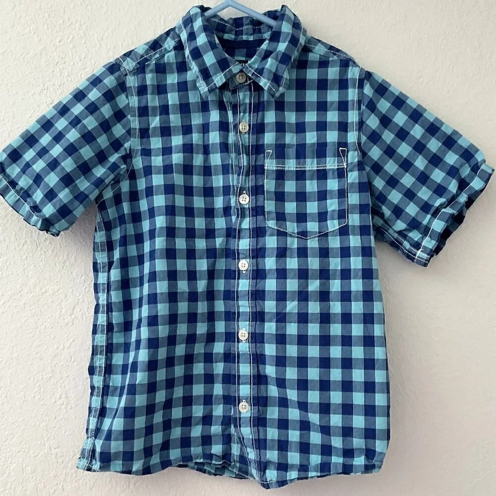 OSHKOSH B’GOSH PLAID BUTTON-DOWN SHIRT LIKE NEW